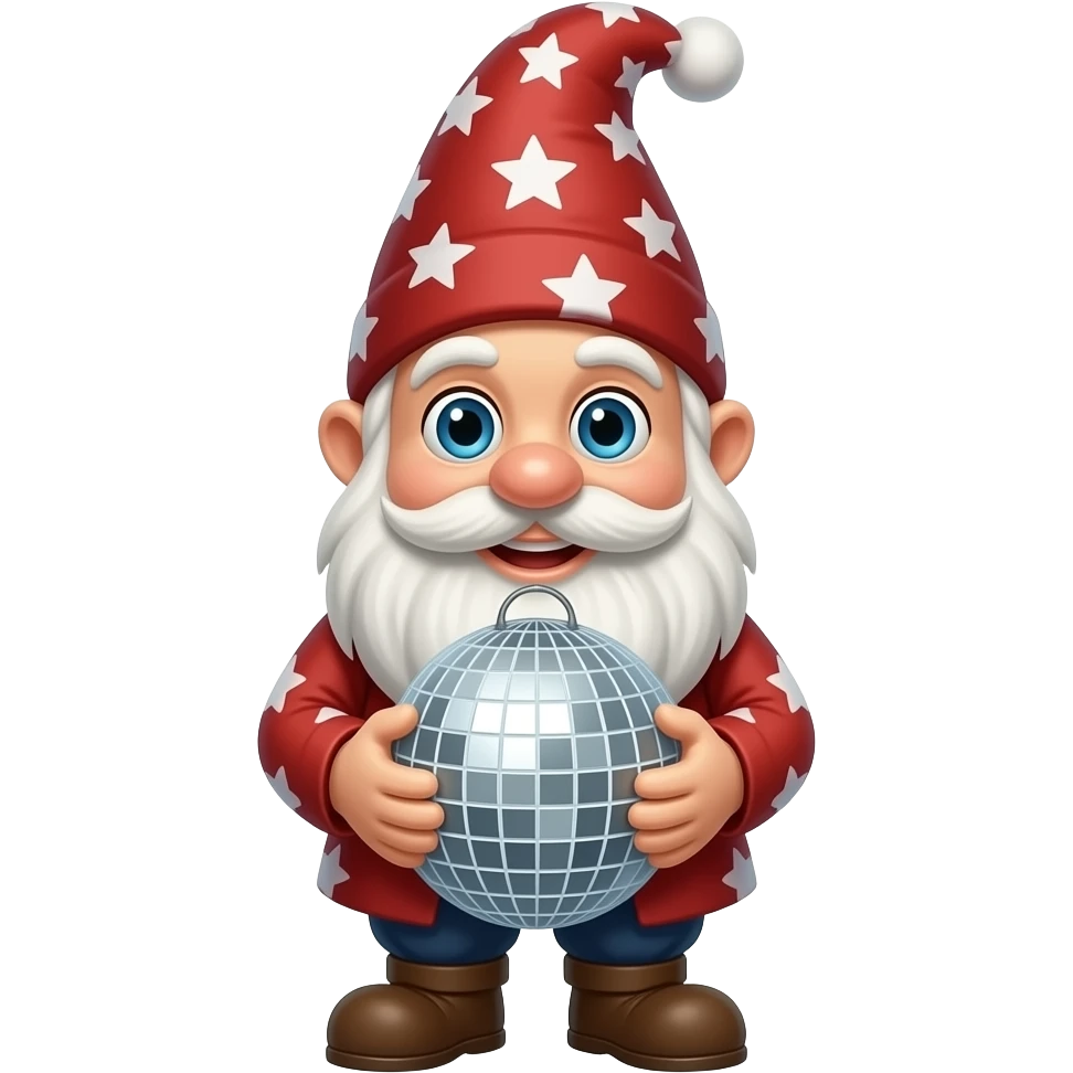 Disco  Dwarf  with a disco ball emoji