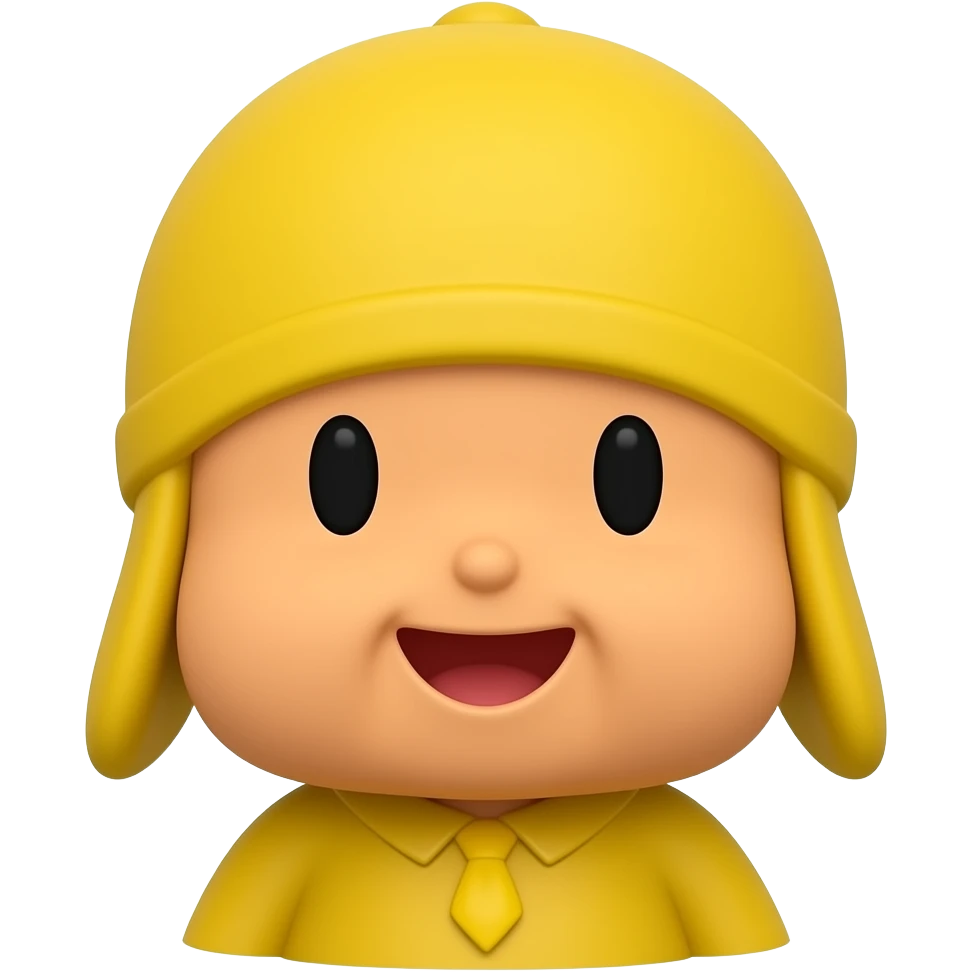 yellow squiggly pocoyo emoji