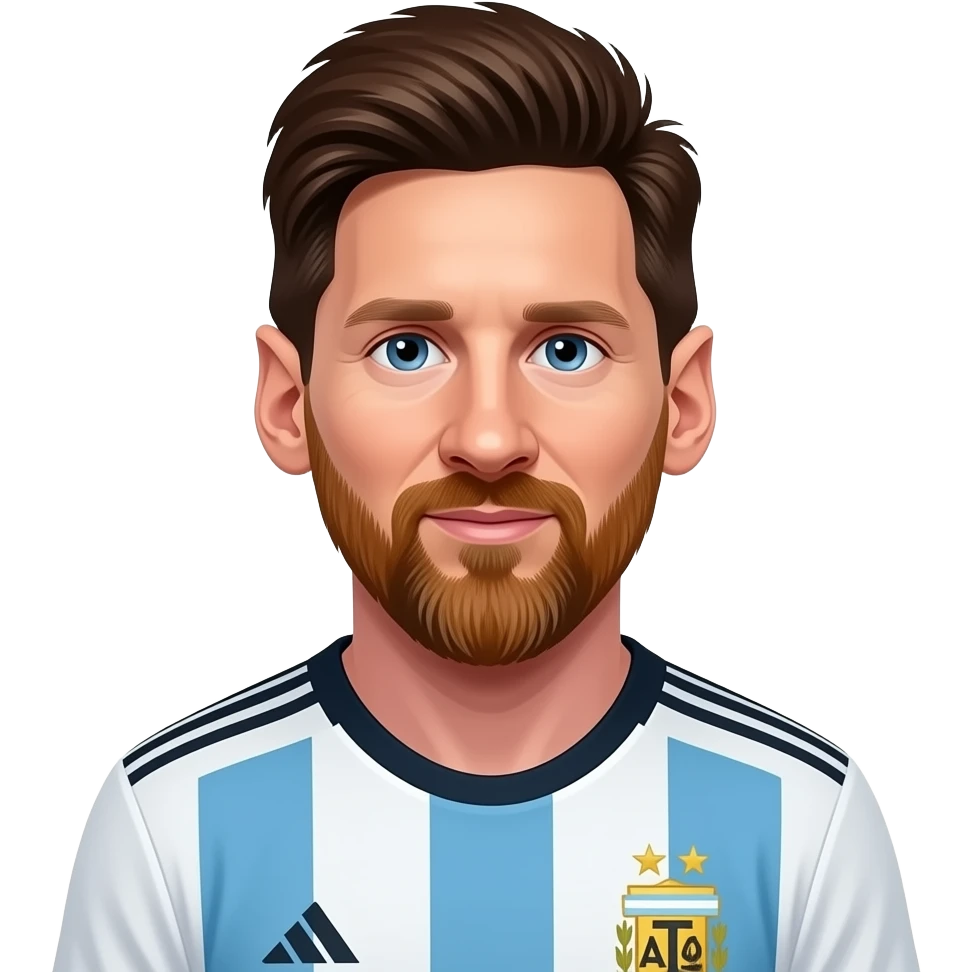 messi arjantin emoji