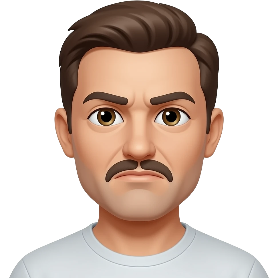 Look ugly emoji