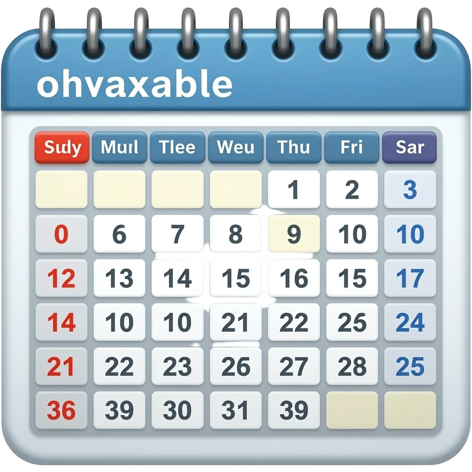 timetable emoji