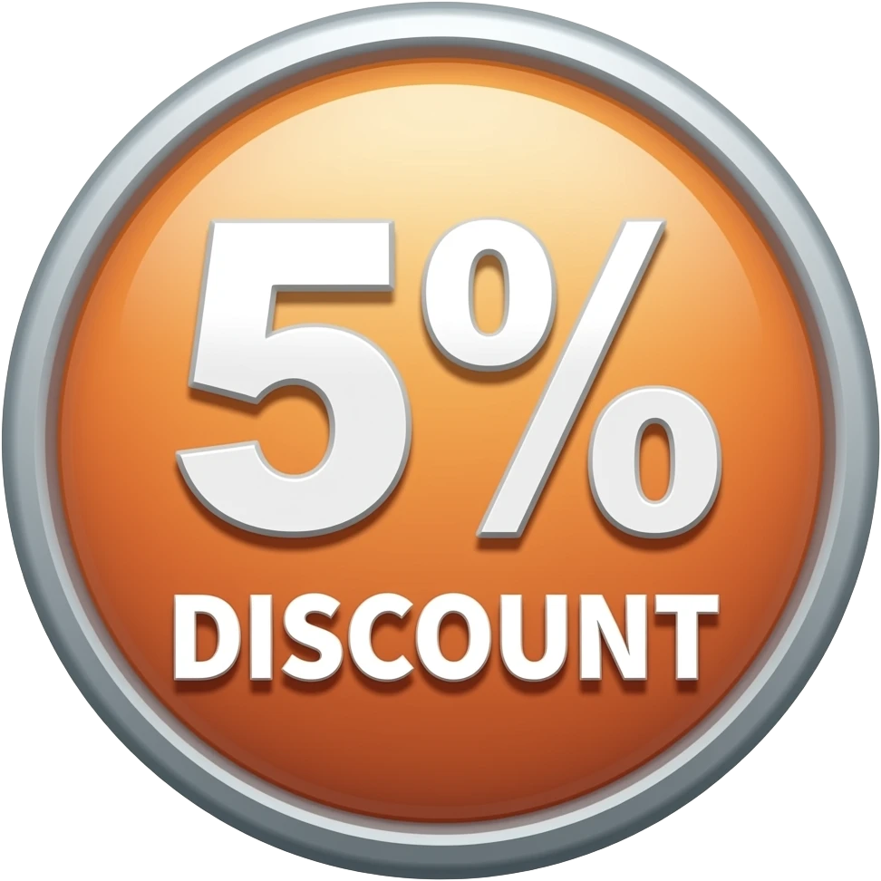 50% discount emoji