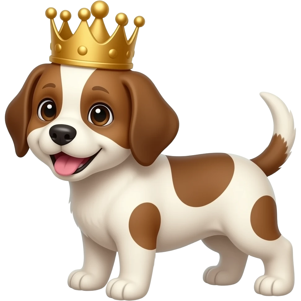 Puppy king emoji