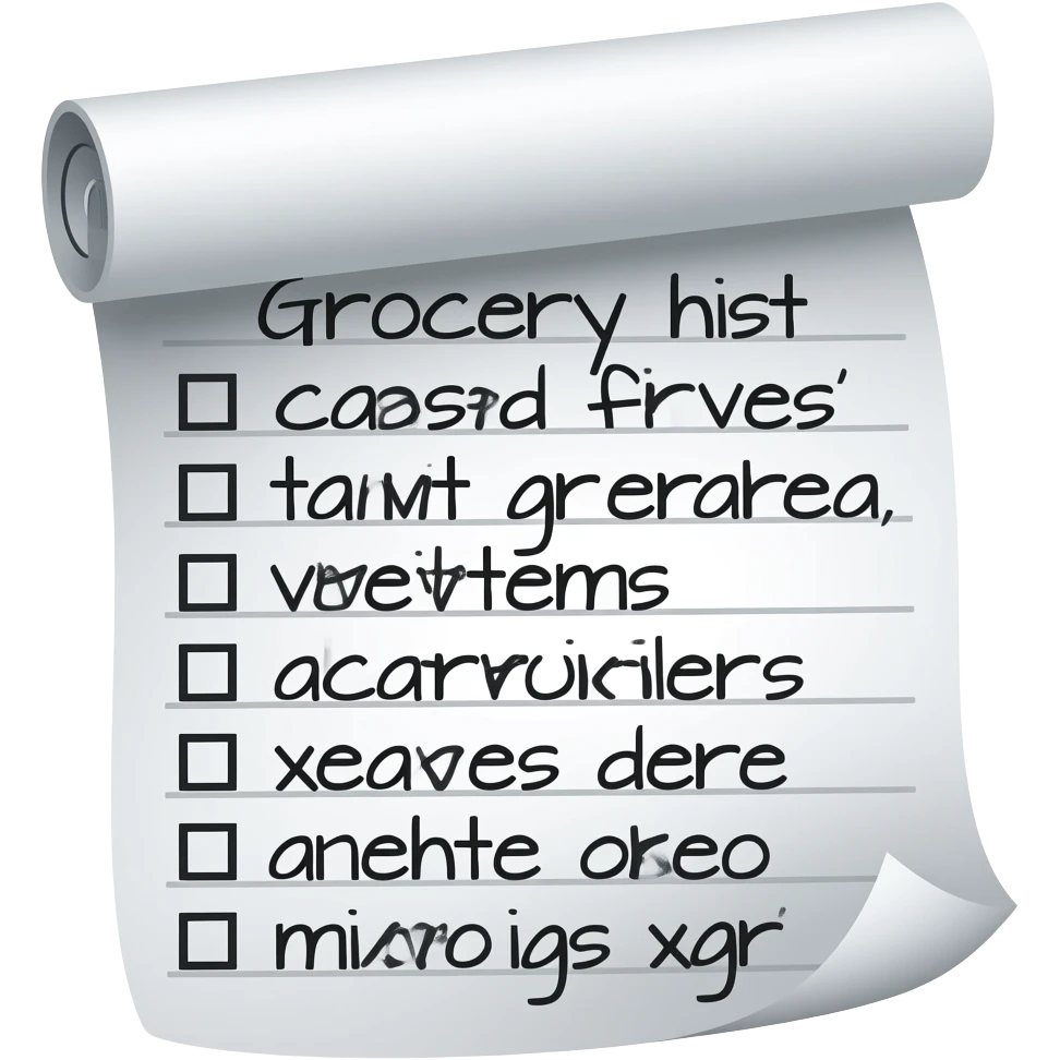 List emoji