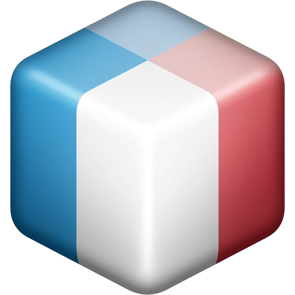 Cuboid flag shape emoji