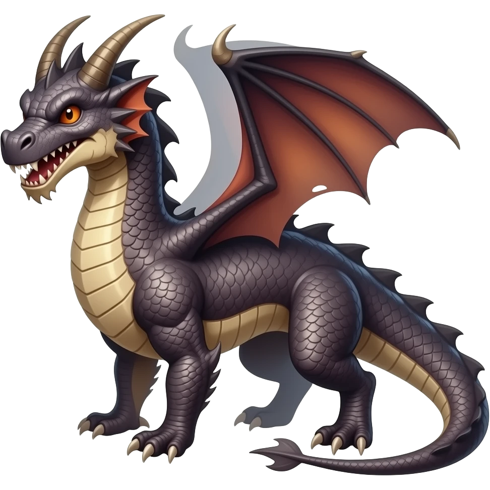 starving dragon emoji