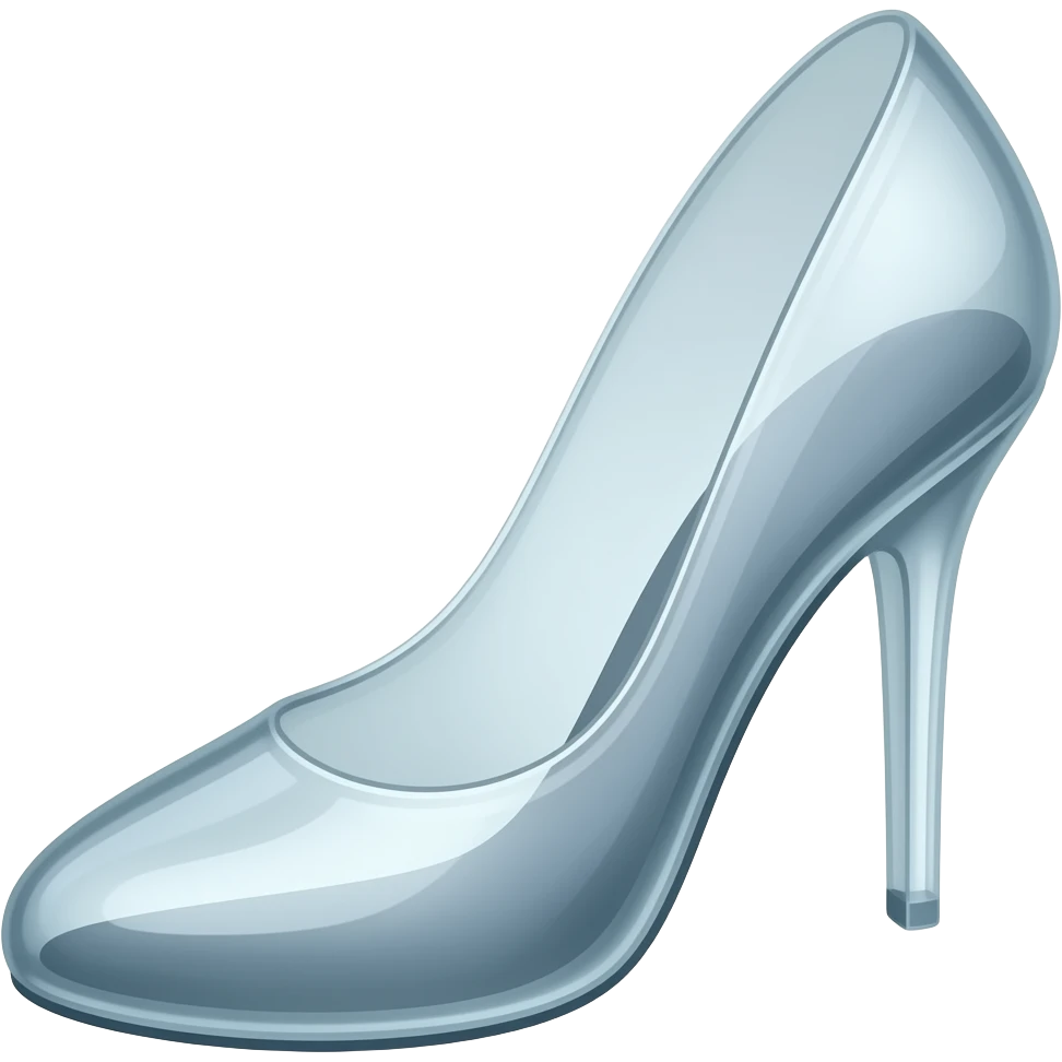glass slipper for cinderella emoji