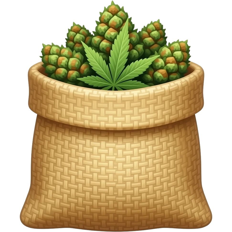 Pochon de weed emoji