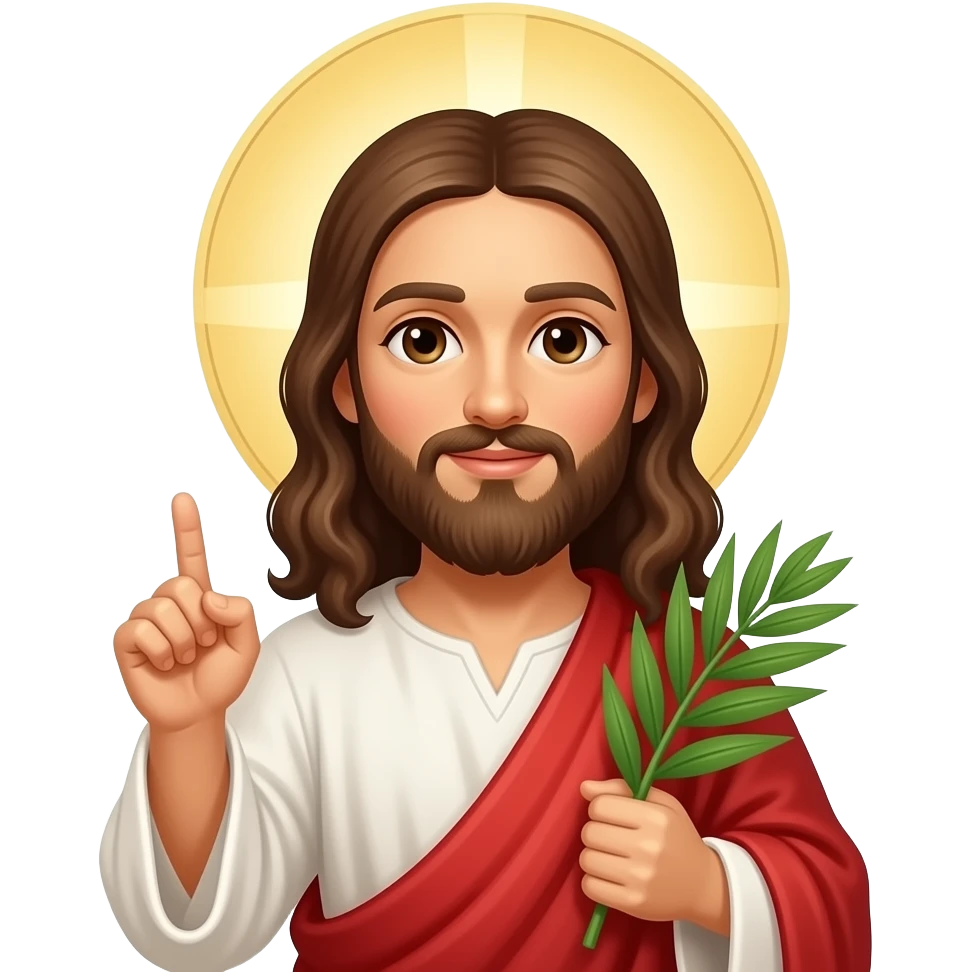 palm sunday jesus emoji