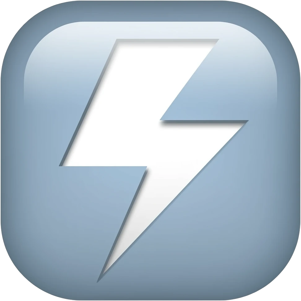 lightning emoji
