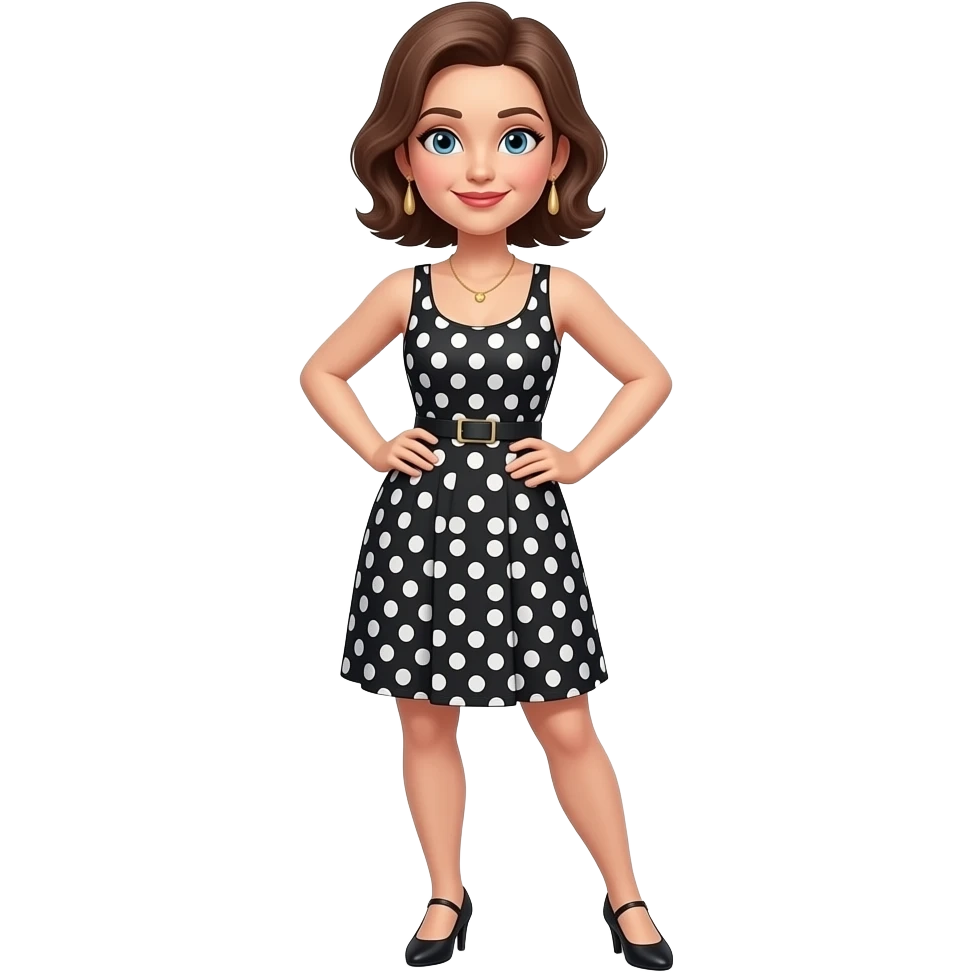 sassy lady with hands on hips stomping her feet emoji