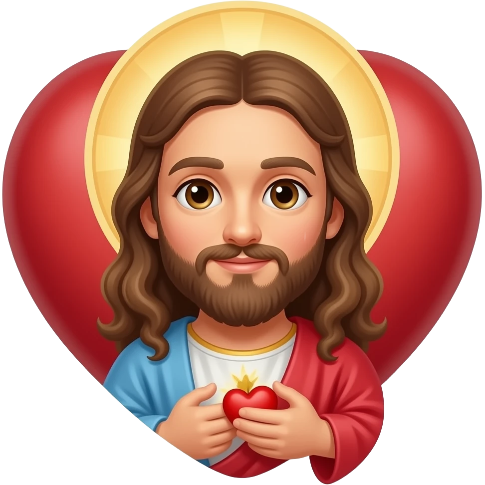 God drawing on someones heart emoji