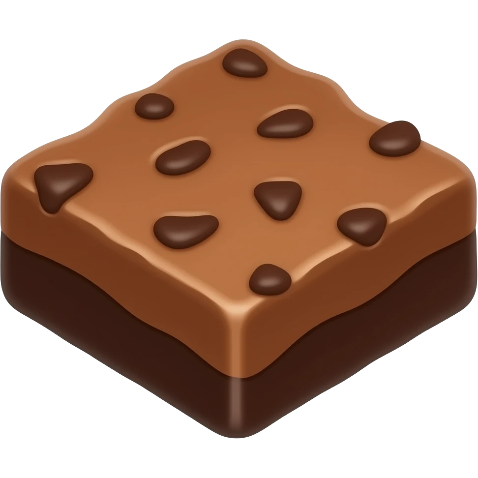 brownie emoji