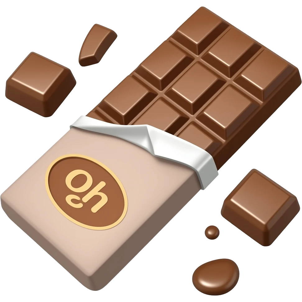 chocolate bar emoji