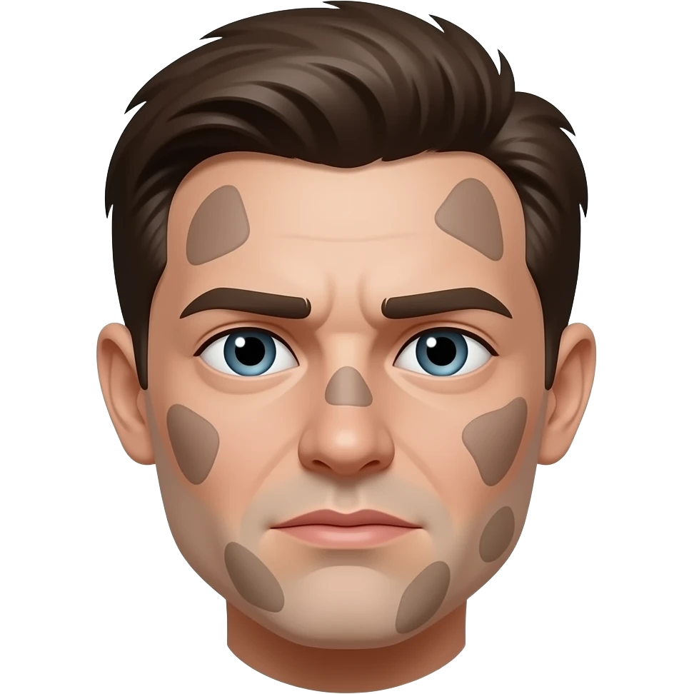 dirty face emoji