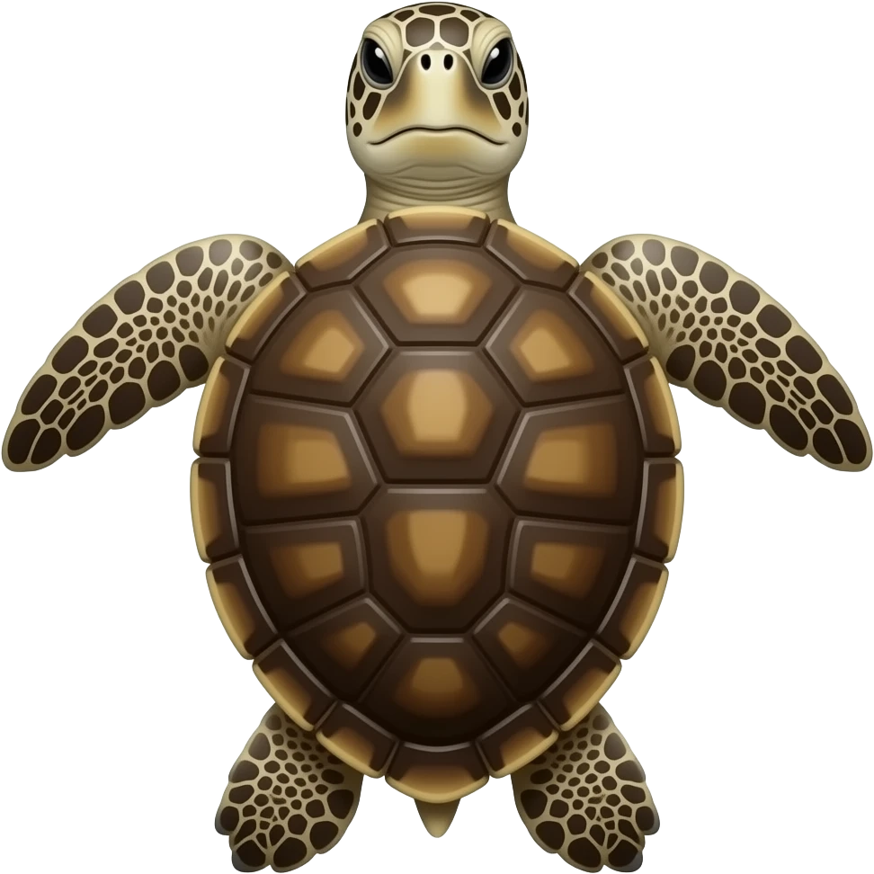 Leatherback turtle emoji