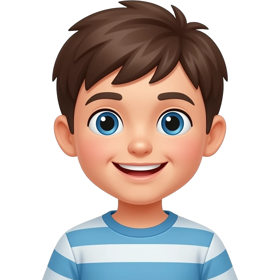 Щаслвий веселий хлопчик emoji