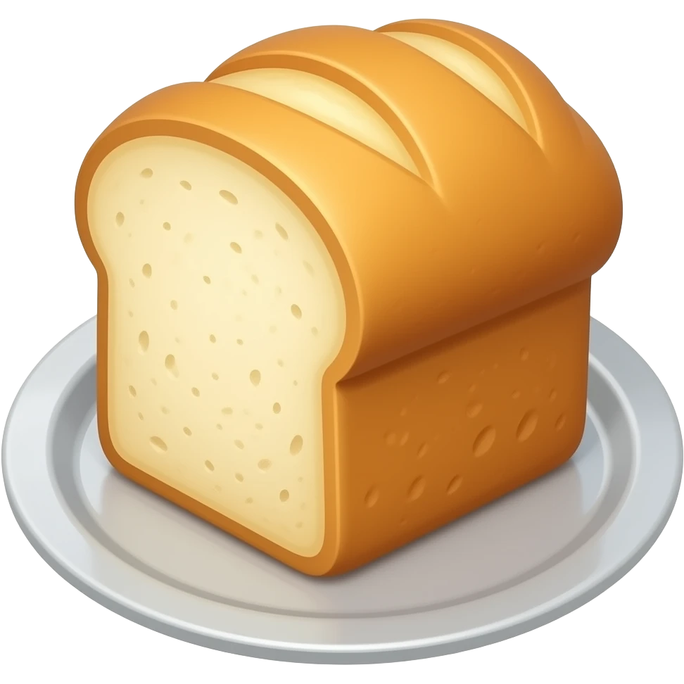 bread in tray emoji