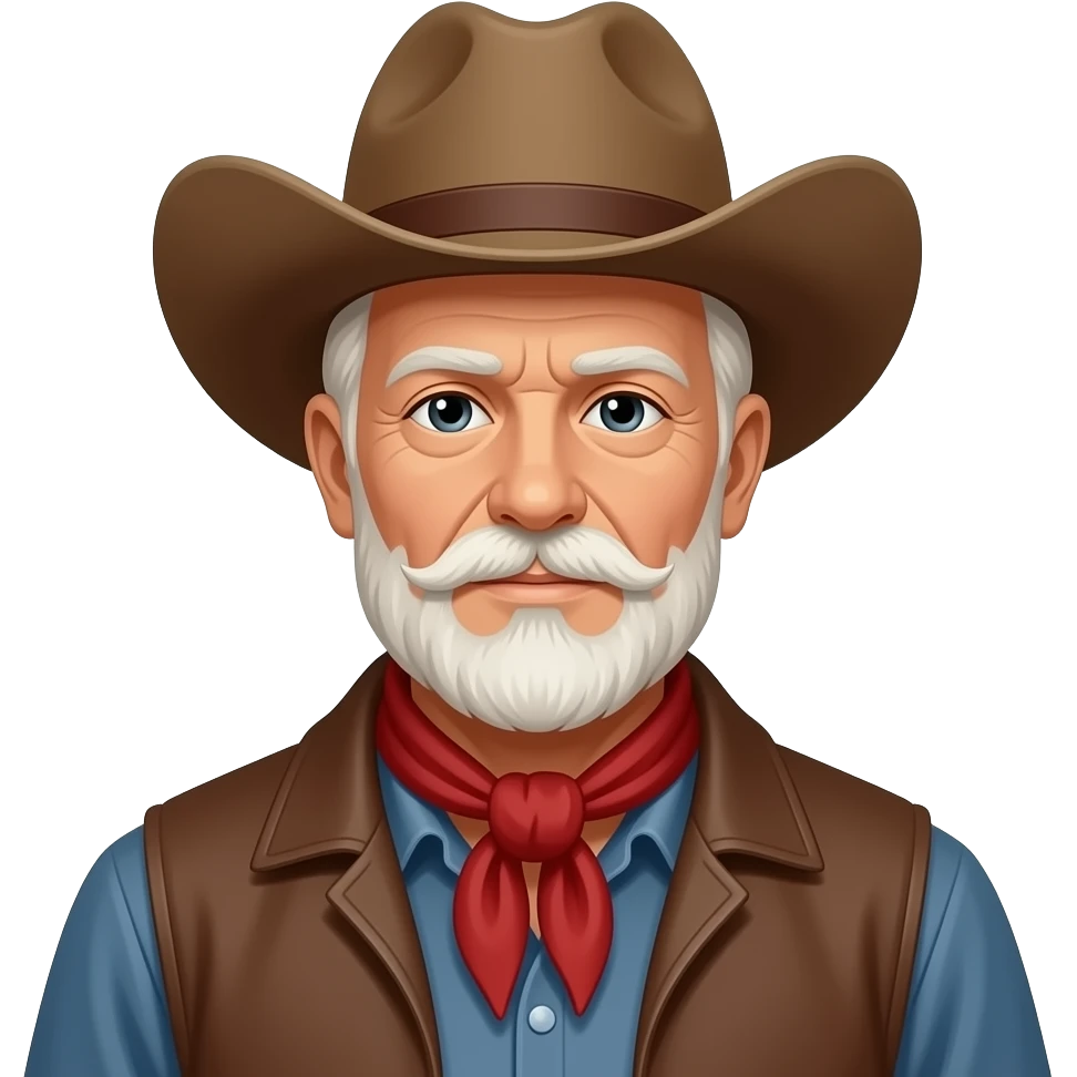 old cowboy emoji