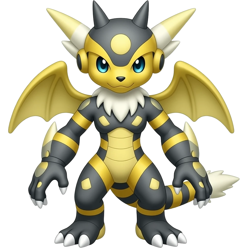 Axew-Larvesta-Latios-Genesect-Exveemon-Digimon-hybrid emoji