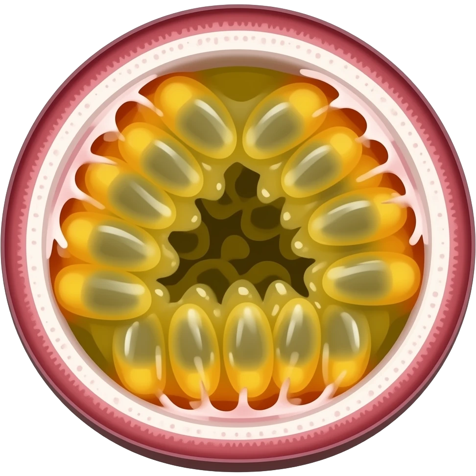 Passion fruit emoji
