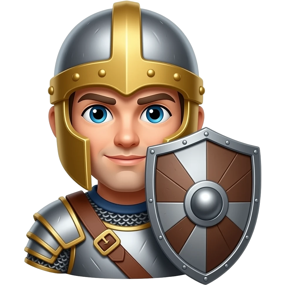guard with a shield emoji