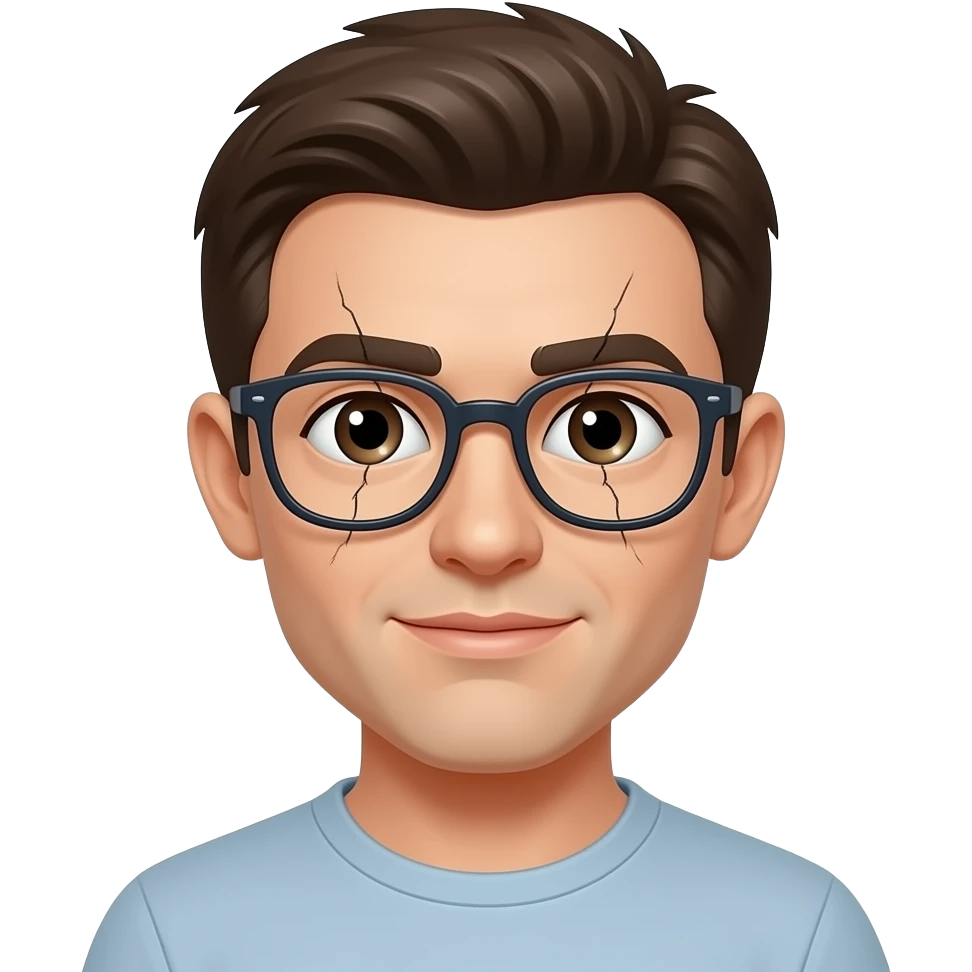 Broken eyes emoji