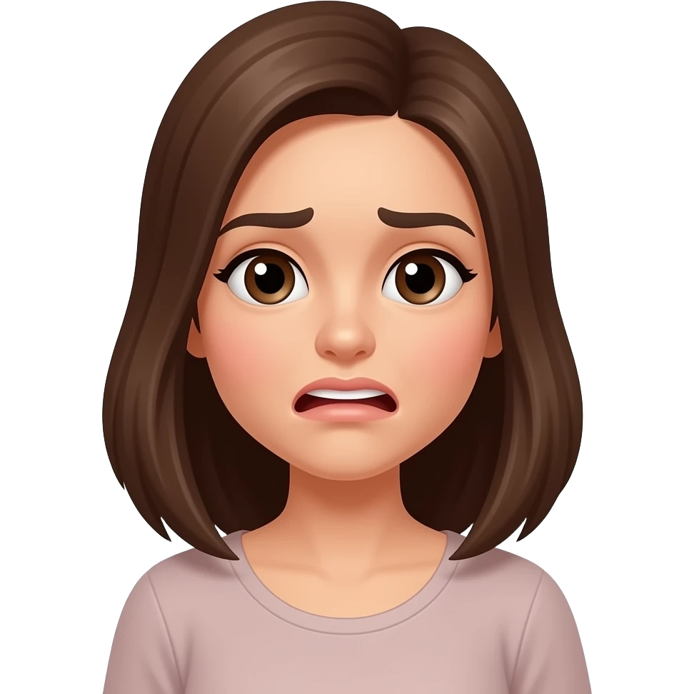 배고픔 참는 여자 emoji