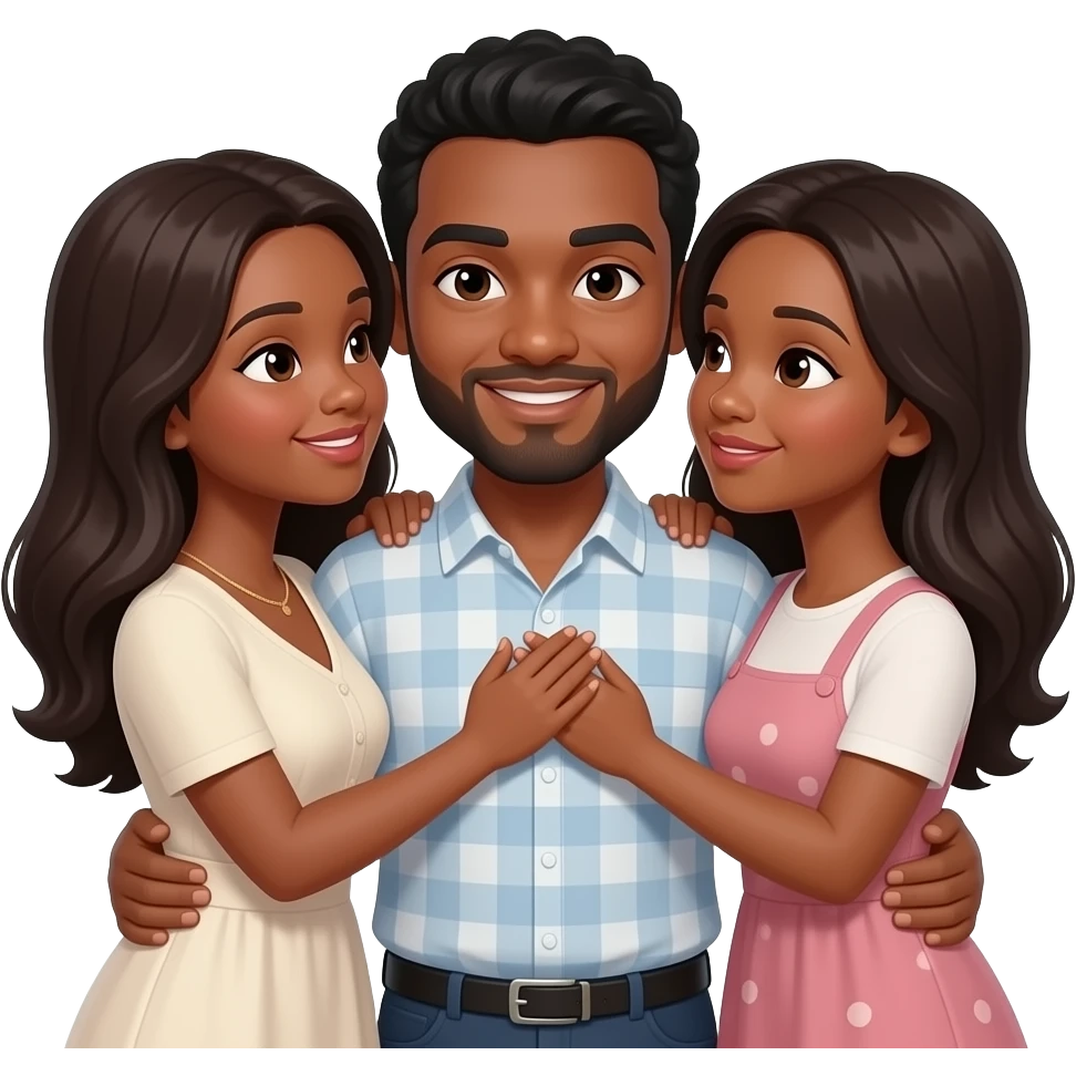 Black throuple emoji