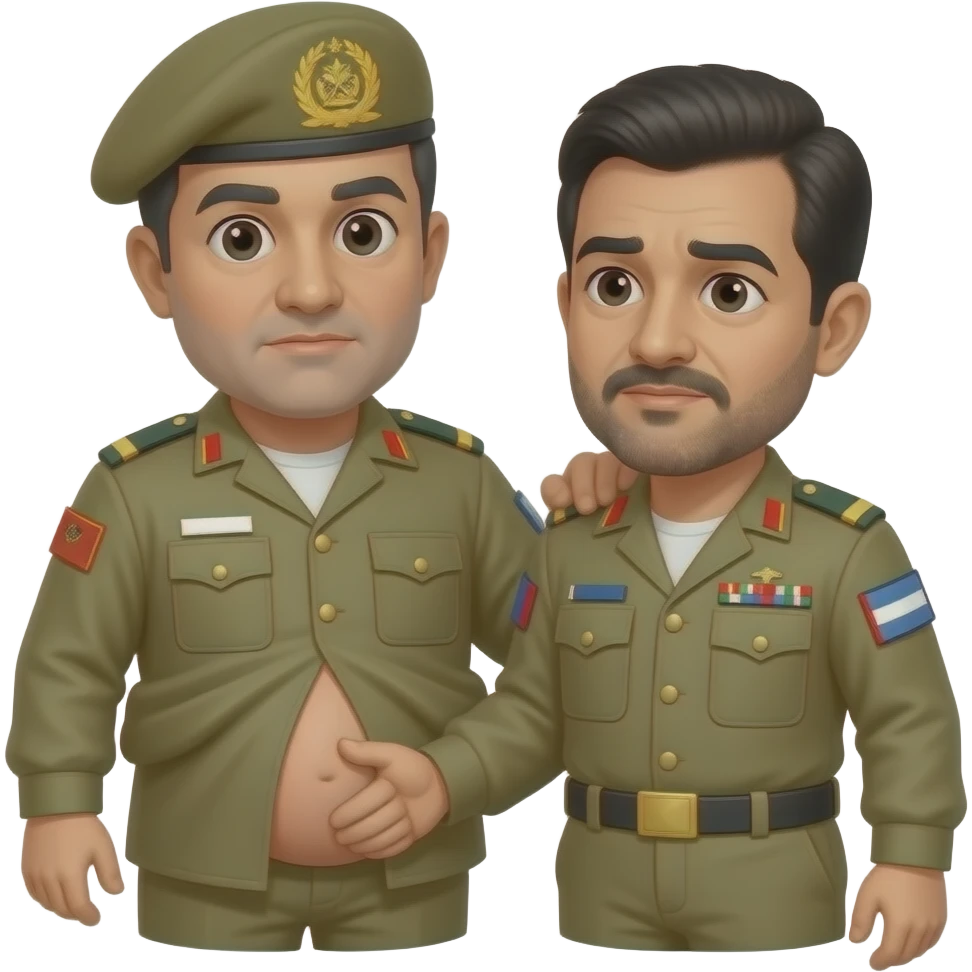 Saddam Hussein getting butt fucked by a marine emoji