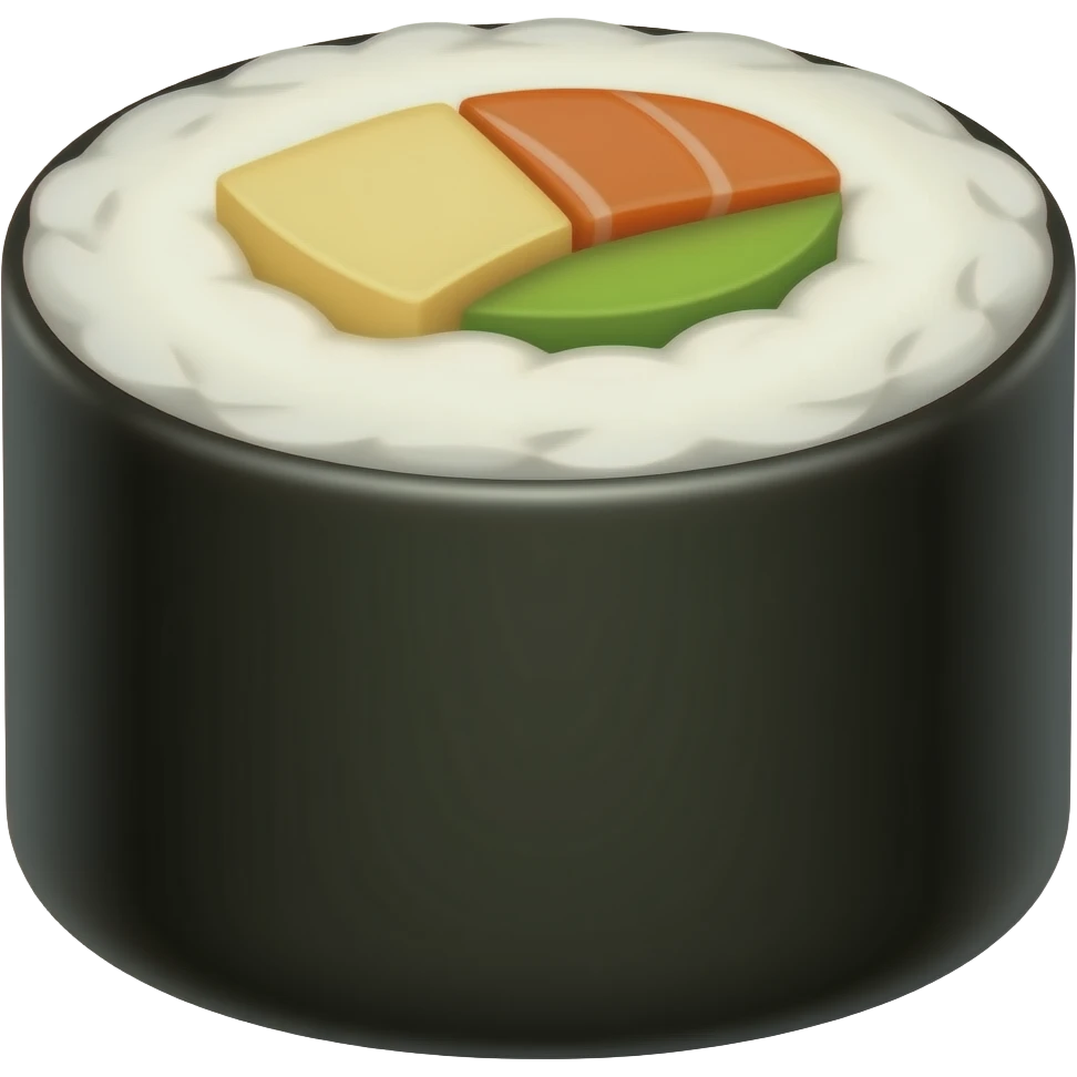 Gimbap emoji