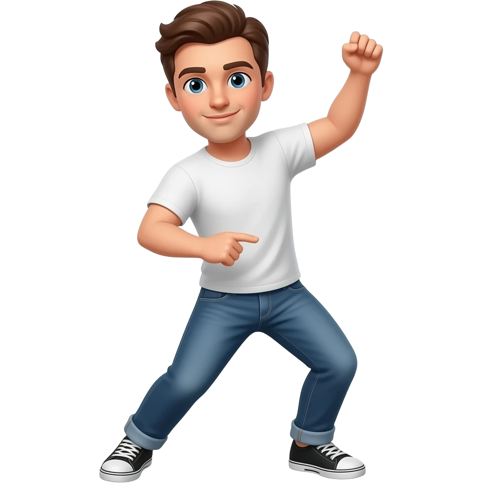 man dancing emoji