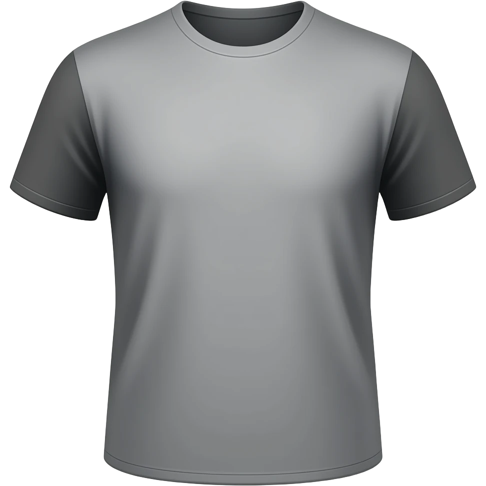camiseta negra gris emoji