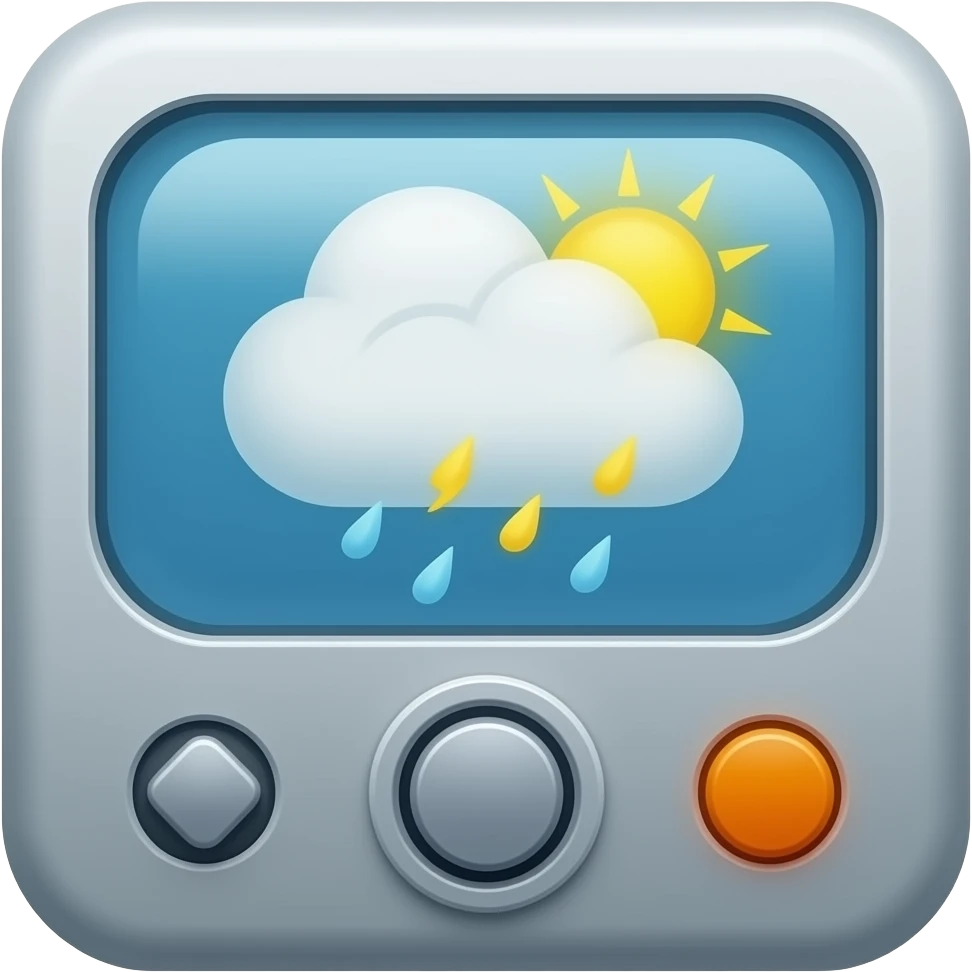 Weather controller machine emoji