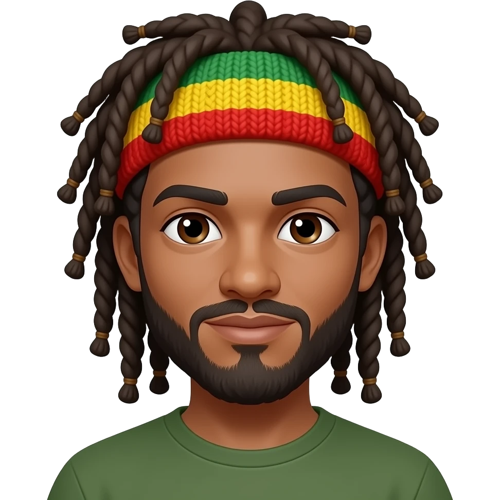 Bonnet rasta emoji