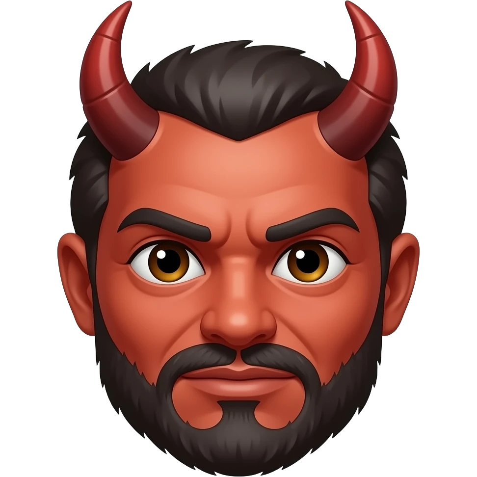a demon emoji