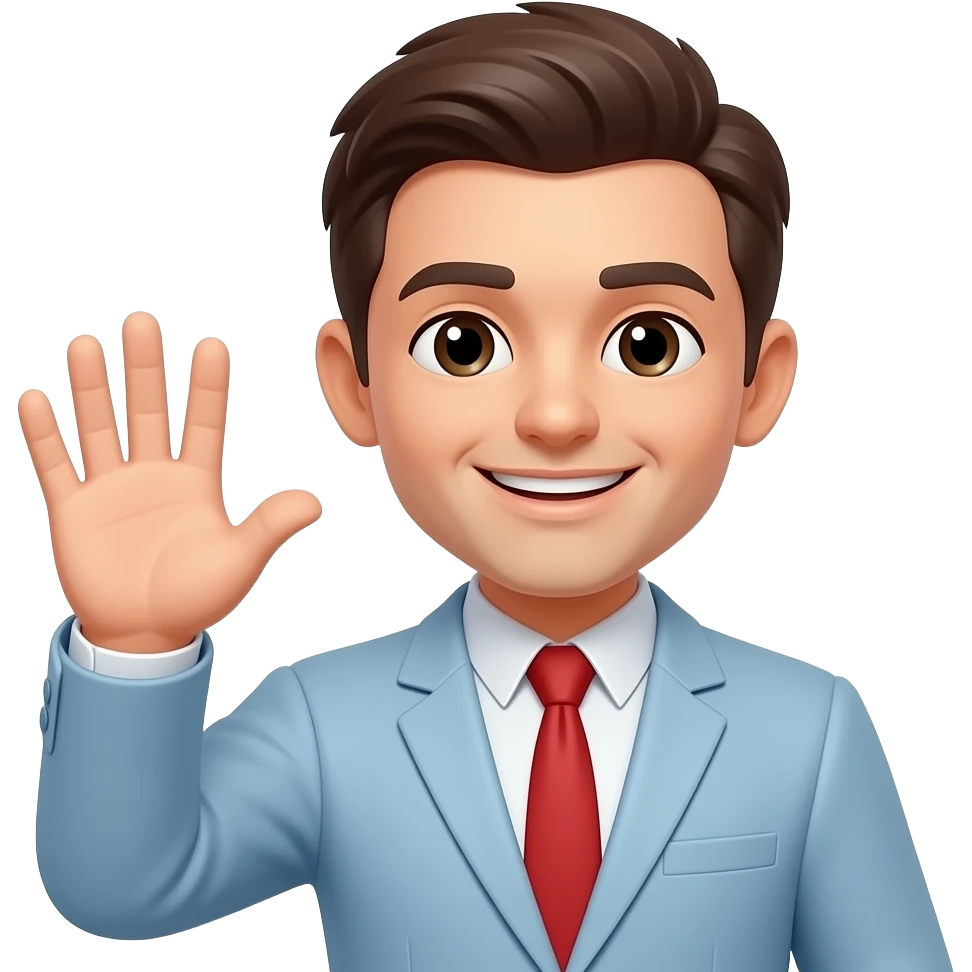 hi waving emoji