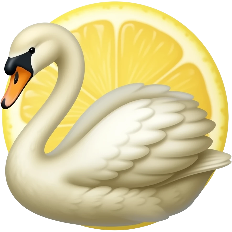 Swan 🦢 + lemon 🍋 emoji