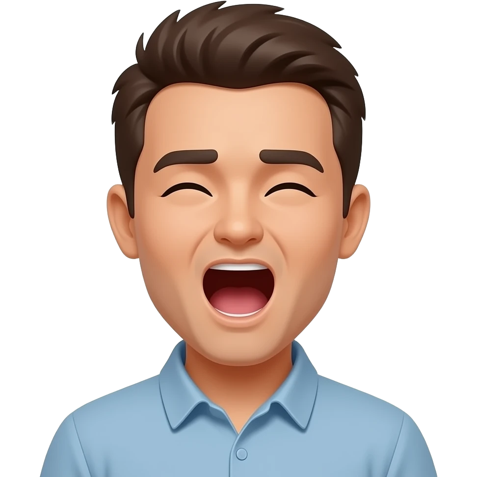 yawning emoji