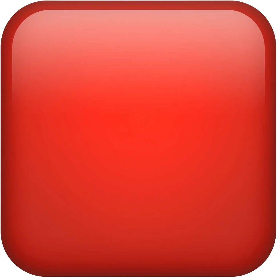 Red squre emoji
