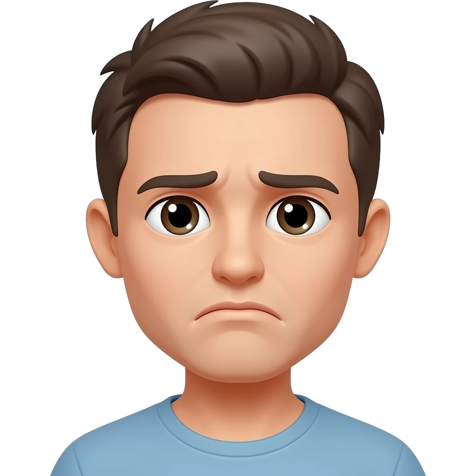 frowning face emoji