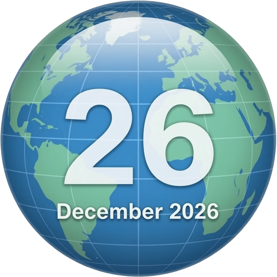 éphéméride 26 décembre 2026 emoji