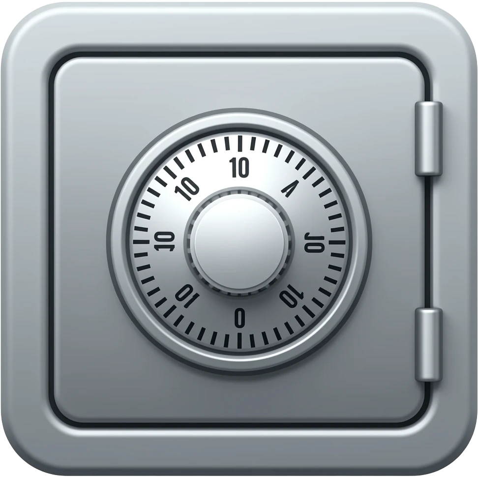 safe with dial emoji