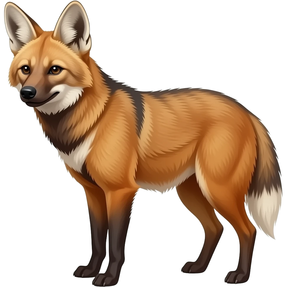 Maned wolf emoji