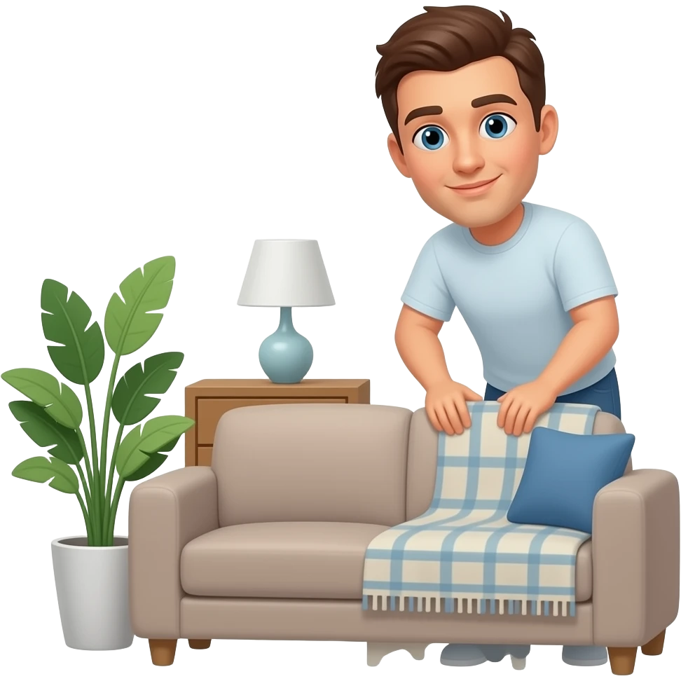 arranging home emoji