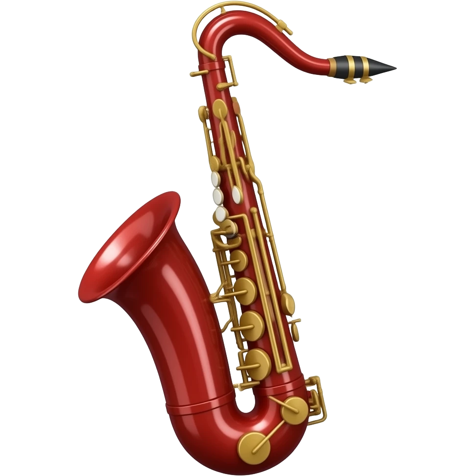 Red saxophone emoji
