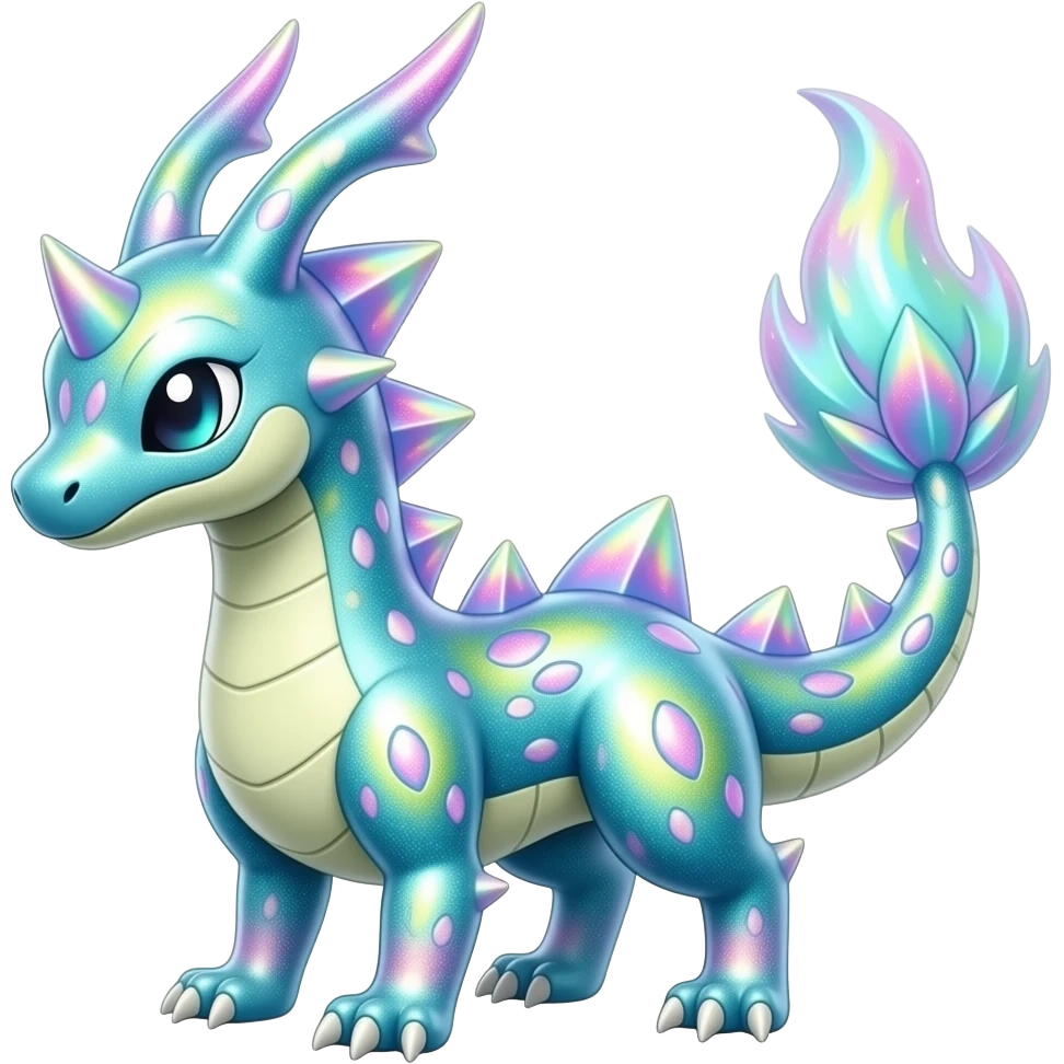 Shiny edgy spiky oily poisoned pastel glittery sparkling tropical bioluminescent edgy cool Salandit-Salamence-Ekans-Seviper-Rapidash-Salazzle-Fakemon-hybrid emoji