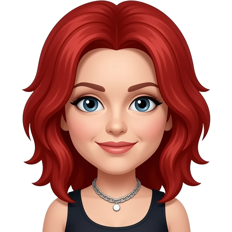 Cyndi Lauper  red hair emoji