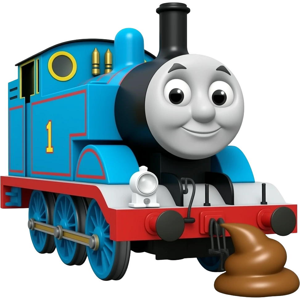 Thomas steam Train pooping emoji