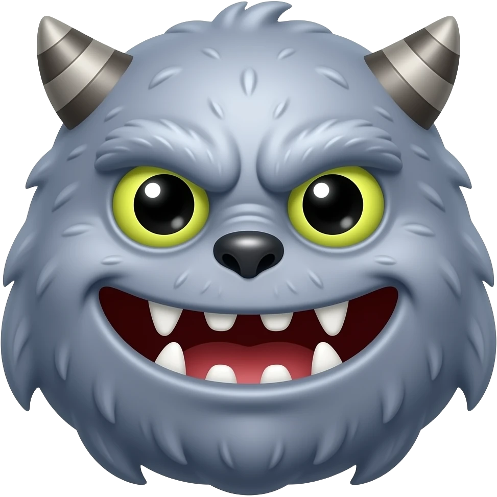 Un monstruo emoji